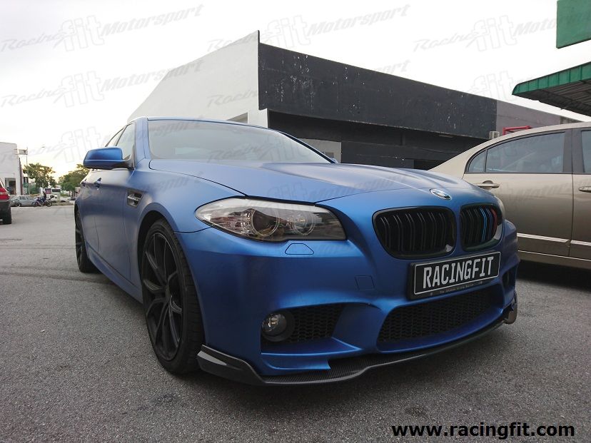 F10 5-Series Kelleners Style Front lip M Sport & M5 